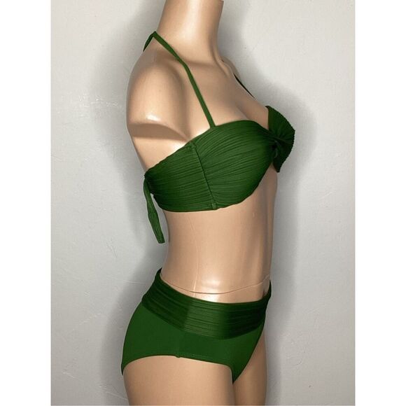 New. Robin Piccone basil green bikini. M-top/S-bottom. Retails $186 - Picture 4 of 12